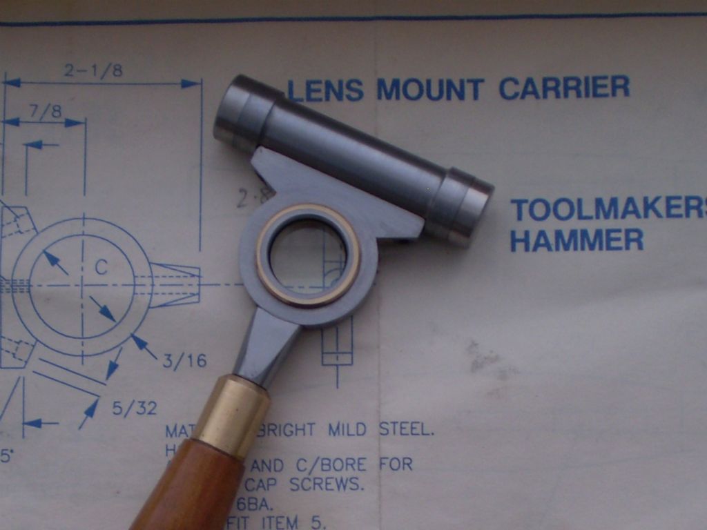 The head of Derek Speddings' Toolmaker's Hammer